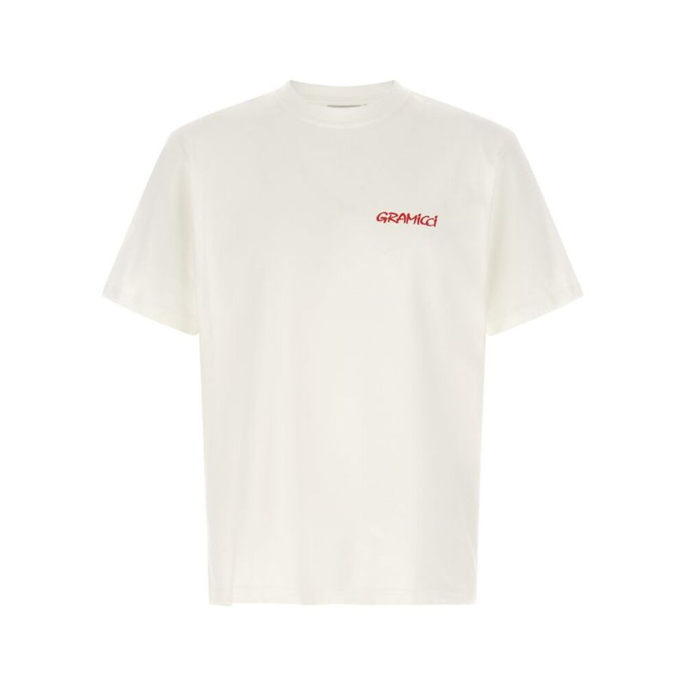 Gramicci White Cotton Men's T-Shirt